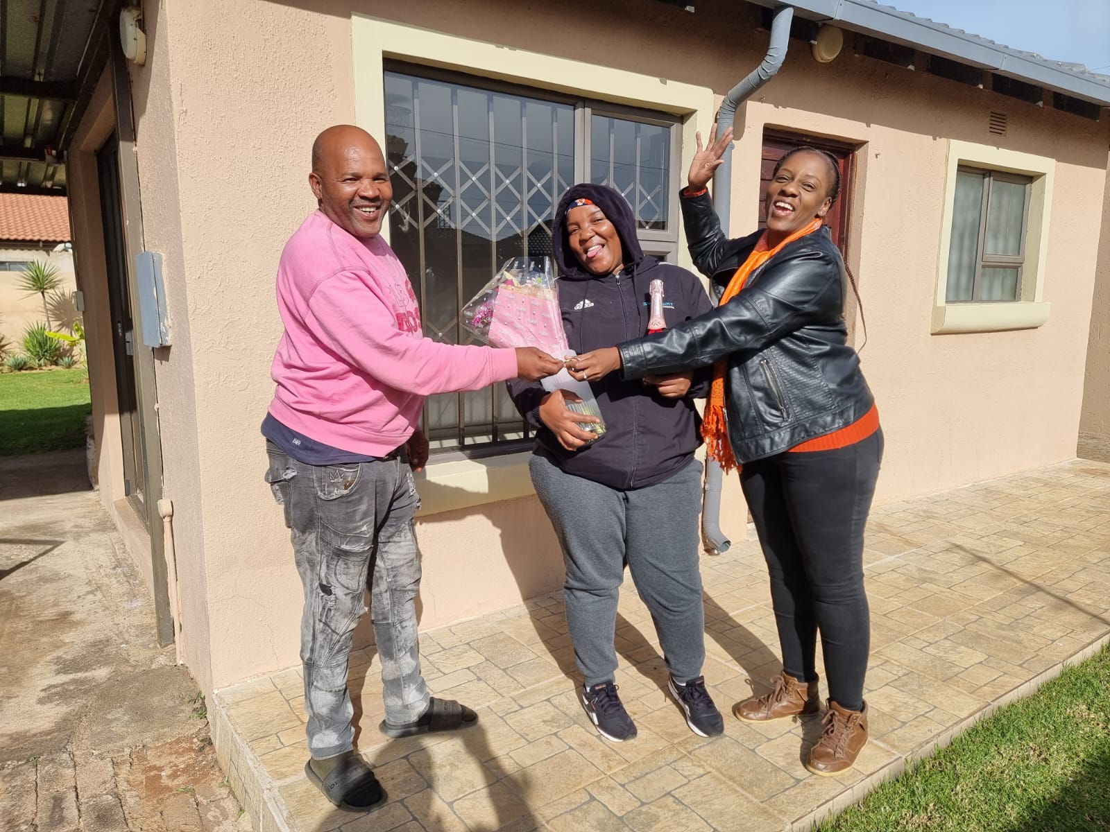 Happy property client